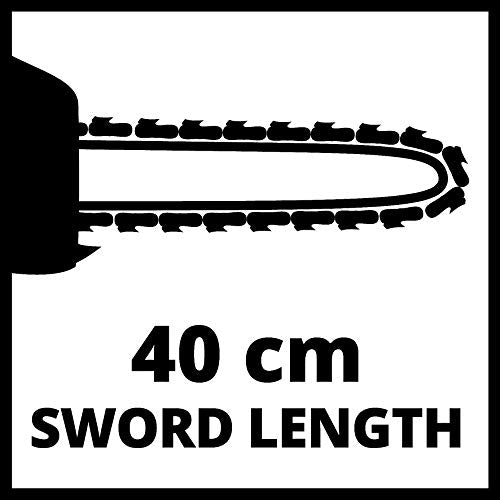 Einhell Benzin Kettensäge GC-PC 2040 I (2 kW, 40 cm Schwertlänge, 21 m/s Schnittgeschwindigkeit, automatische Kettenschmierung, inkl. Schwertschutz)