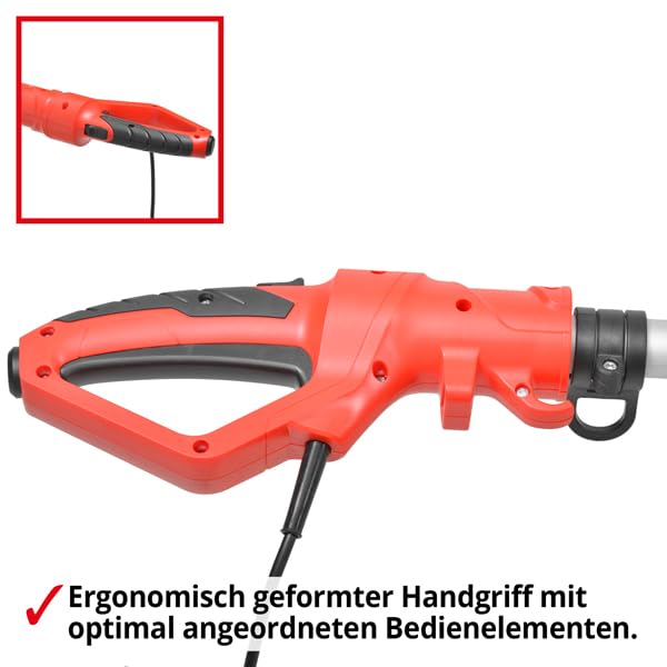 HECHT Elektro-Hochentaster 971 W Ast-Kettensäge Profi-Astsäge Teleskop Motorsäge inkl. Tragegurt (750 Watt, Schwertlänge: 24 cm, Arbeitshöhe: bis ca 4 m)