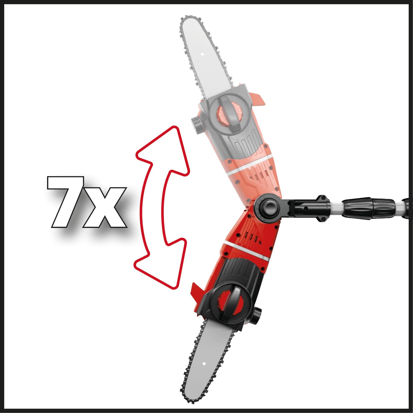 Einhell Akku-Hochentaster GE-LC 18 Li T-Solo Power X-Change (Li-ion, 18 V, 20 cm Schwertlänge, Teleskopstiel, Oregon Schwert und Kette, ohne Akku und Ladegerät)