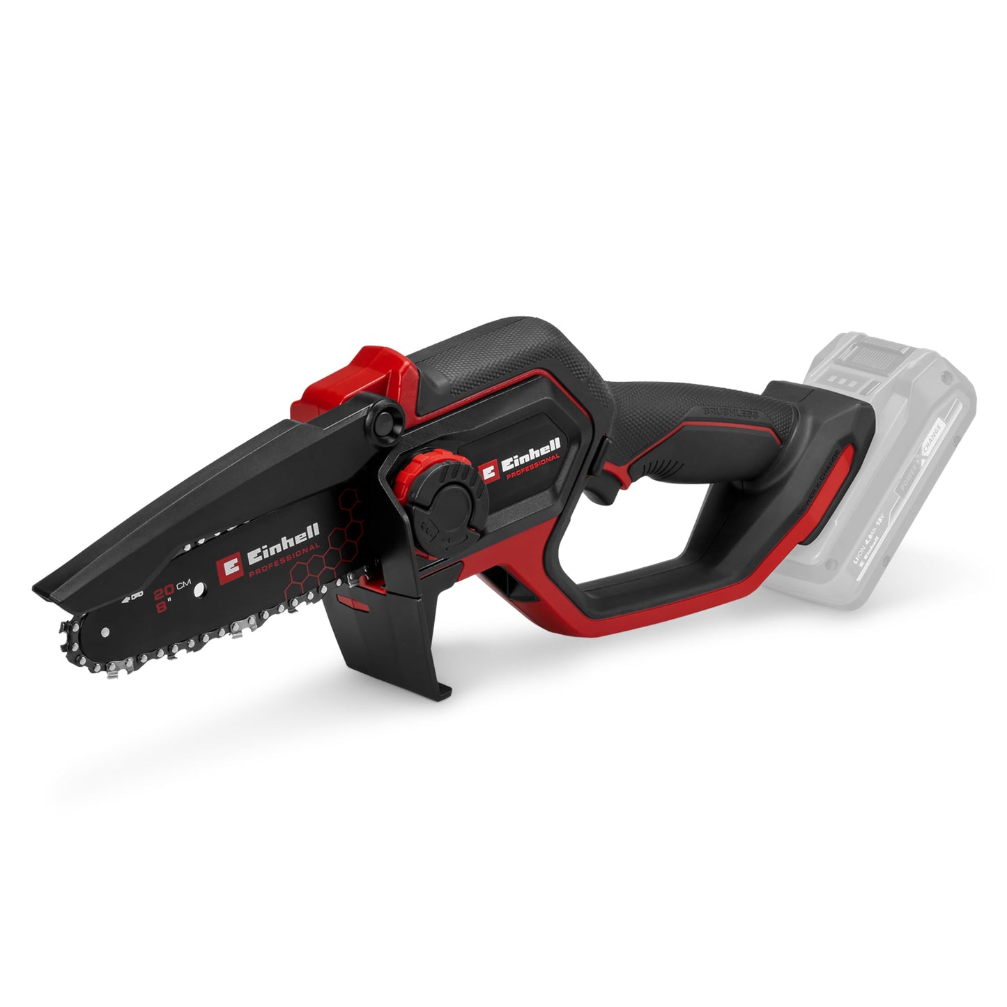 Einhell Professional Akku-Astkettensäge GP-PS 18/20 Li BL-Solo Power X-Change (18 V, 15 cm Schnittlänge, Brushless, 8 m/s Kettengeschwindigkeit, autom. Kettenschmierung, ohne Akku)