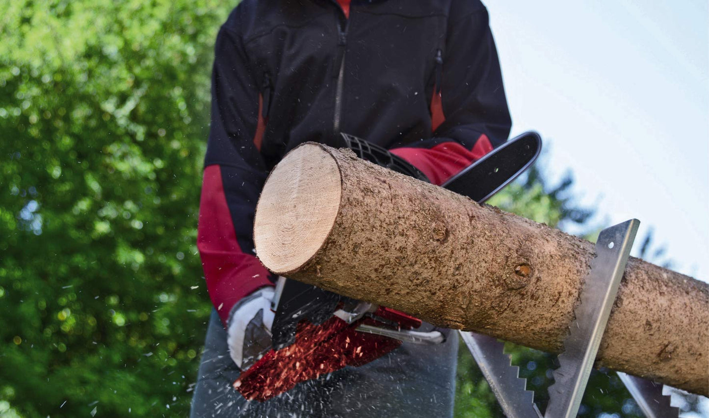 Einhell Benzin Kettensäge GC-PC 2040 I (2 kW, 40 cm Schwertlänge, 21 m/s Schnittgeschwindigkeit, automatische Kettenschmierung, inkl. Schwertschutz)